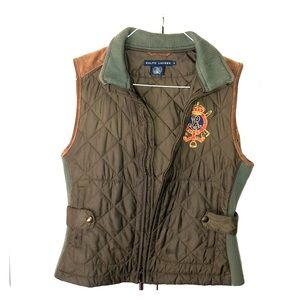 Ralph Lauren Quilted embroidered vest